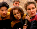 Kim, Torres und Janeway planen die Befreiung von Kes.jpg