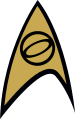 Logo USS Enterprise (NCC-1701) Wissenschaftliche Abteilung.svg