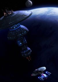 Die Enterprise erreicht Sternenbasis 133