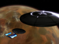 Enterprise und Farpoint Wesen im Orbit von Deneb V.jpg