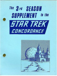 Cover von The 3rd Season Supplement to the Star Trek Concordance
