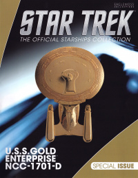 Cover von USS Enterprise (NCC-1701-D) vergoldet Sonderausgabe