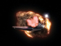 USS Tsiolkovsky wird bei der Kollision mit einem Asteroiden vernichtet.jpg