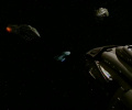 Kazon-Trägerschiffe umgeben Voyager.jpg