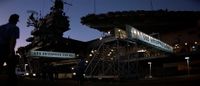Die USS Enterprise bei Nacht